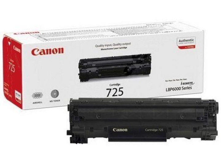 CANON 725 TONER, CanonLBP 6000 / LBP 6000B / LBP6020 / MF3010 Toner CANON 725 TONER, CanonLBP 6000 / LBP 6000B / LBP6020 / MF3010 Toner