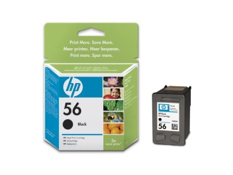 HP 56B KARTUŞ, HP 56B SİYAH KARTUŞ - HP C6656B KARTUŞ 