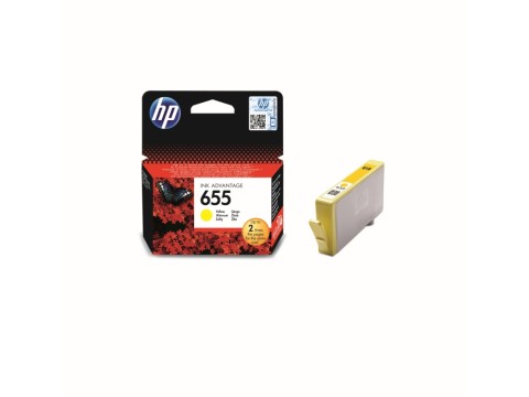 HP 655 KARTUŞ - HP 655 SARI KARTUŞ - HP CZ112AE KARTUŞ 